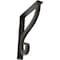 Ekena Millwork Ashford Triple, Wrought Iron Bracket, (Triple center brace), Antiqued Warm Silver 2"W  x 10"D x 12"H BKTM02X10X12TASAWS - alternate 1